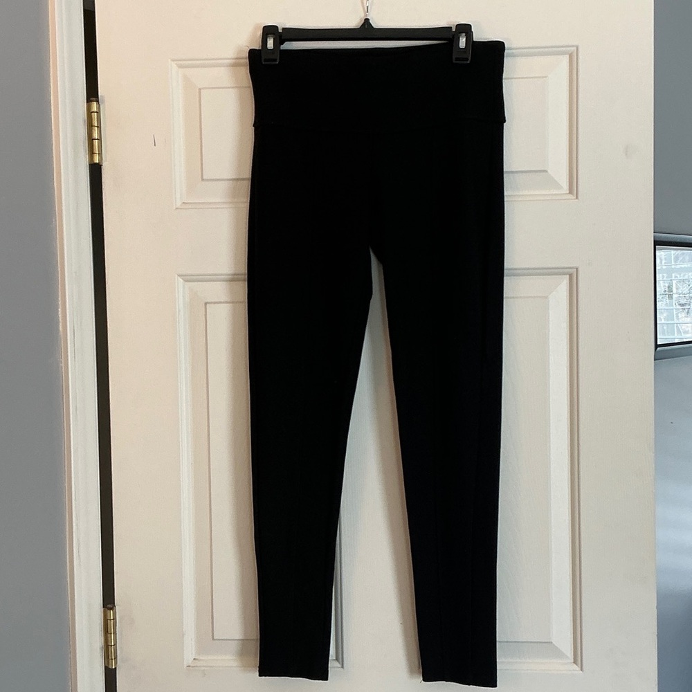 Kay Unger Black Ponte Pants Skinny Women’s Medium